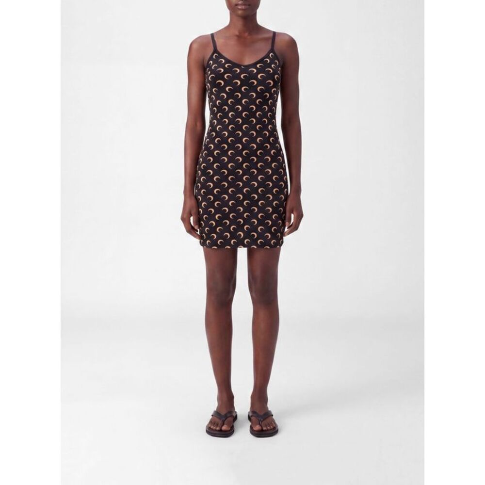 Marine Serre Dress Woman Black